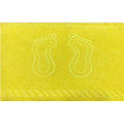 Махровое полотенце "Ножки-желтый"
