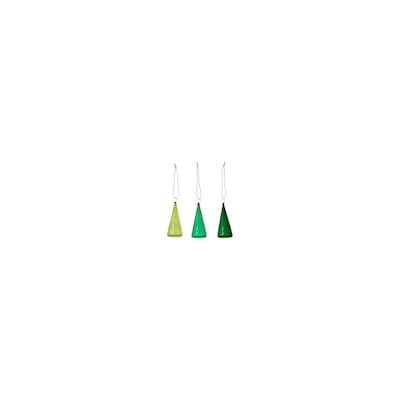 VINTER 2021 ВИНТЕР 2021, Украшение подвесное, рождественская елка/стекло зеленый