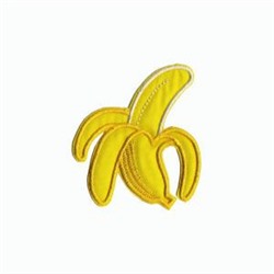 Термонаклейка Банан 7013 6.8х7.5см 10шт желтый