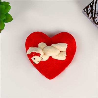 Мягкая игрушка «Медведь на сердце», виды МИКС