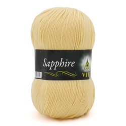 Sapphire 1535 45%шерсть(ластер) 55%акрил 100г/250м,  св.желтый