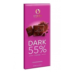 Шоколад О'zera горький Dark 55% 90г