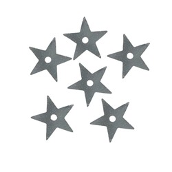 Пайетки звездочки 13мм Астра 10г 1 серебро 7721052