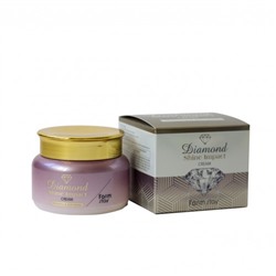 FarmStay Diamond Shine Impact Cream Отбеливающий антивозрастной крем для лица, 100 мл