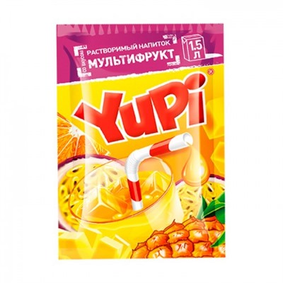 YUPI Мультифрукт растворимый напиток 12г (заказ по 3шт)