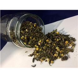 Чай зеленый с ромашкой 100 гр