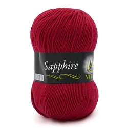 Sapphire 1513 45%шерсть(ластер) 55%акрил 100г/250м(Германия),  красный
