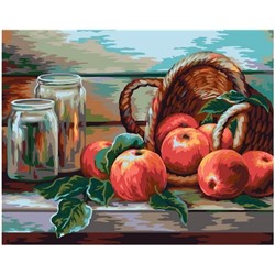 Картина по номерам GX 38948 Натюрморт с яблоками 40х50см