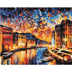 Картина по номерам "Канал в Венеции" 50х40см