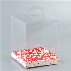Коробка-сундук «Любимое сердечко», 14 х 14 х 18 см