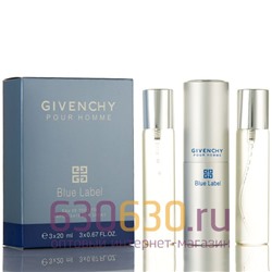 Givenchy "Givenchy Pour Homme Blue Label" 3 х 20 ml