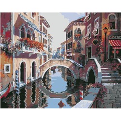 Картина по номерам "В Венеции" 50х40см