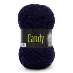 Candy 2502  100% шерсть 100г 178м,  т.синий