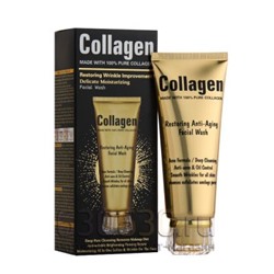 Гель для умывания Wokali Collagen Restoring Wrinkle Improvement Delicate Moisturizing 120 ml
