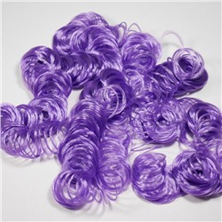 Волосы для кукол кудрявые фиолетовые 8805,  кг