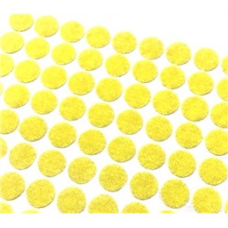 Лента контактная мини клеевая 10мм 10шт желтый 28840