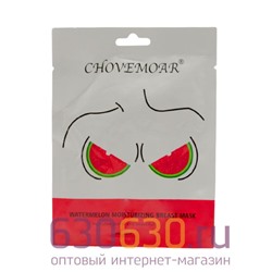 Увлажняющая тканевая корейская маска для груди с экстрактом Арбуза Chovemoar 25ml