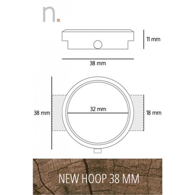 Часы neat. NEW HOOP 38 мм модель n072