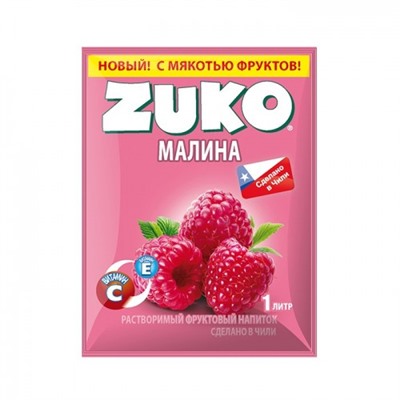 ZUKO Малина растворимый напиток 20г (заказ по 3 шт)