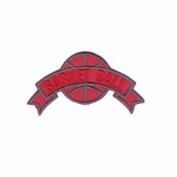 Термонаклейка Basket ball 50973 10шт красный 8, 3х4, 5см
