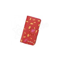Pierre Cardin 04 PLANT 116 красный кошелёк жен.