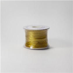 Шнур декоративный 1мм 100м золото