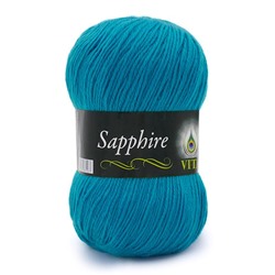 Sapphire 1523 45%шерсть(ластер) 55%акрил 100г/250м(Германия),  гол.бирюза