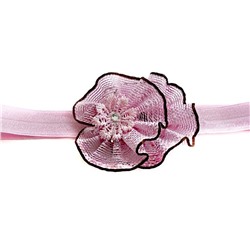 Повязка для волос Рустик розовый