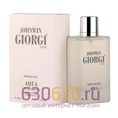 Восточно - Арабский парфюм Johnwin "Giorgi Line Aqua" 100 ml