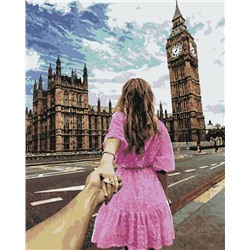 Картина по номерам "Следуй за мной – Лондон" 50х40см