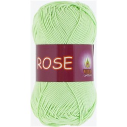 Rose 3910 100%хлопок двойн.мерсер-ции 50г/150м (Индия),  св.салатовый