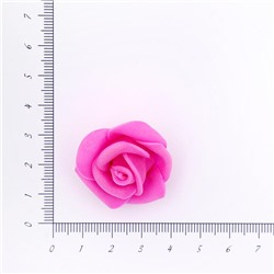 Головки цветов Роза малая 30мм 25шт SF-2095 фуксия 15-198