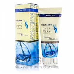 Пенка для умывания FarmStay Collagen Pure Cleansing Foam 180 ml