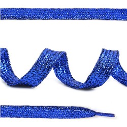 Шнурки плоские 10мм 120см МХ-346 5 пар синий