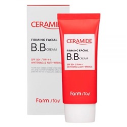 FarmStay Ceramide Firming Facial BB Cream SPF 50+/PA+++ Укрепляющий ВВ крем с керамидами, 50 мл