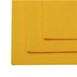 Фетр листовой жест. FLT-H1 1мм 20*30см 10шт 640 т.желтый IDEAL