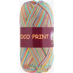 Coco print 4680 100%мерсеризован хлопок 50г/240м (Индия),  радуга