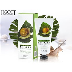 Jigott Крем для рук с Муцином Snail Hand Cream (0764), 100 ml