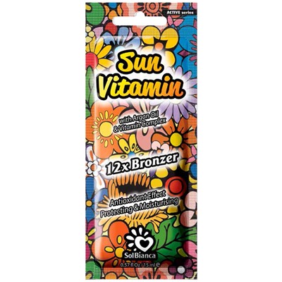 Крем для загара в солярии «Sun Vitamin» SolBianca 15 мл