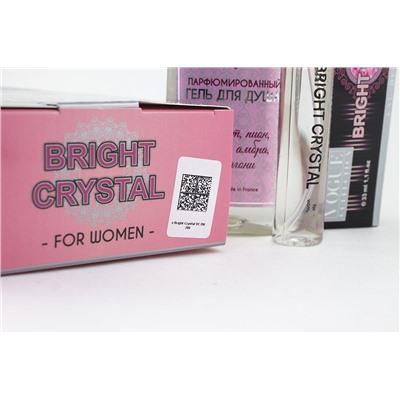 Набор Bright Crystal Спрей для тела + Гель для душа, 33 + 250 ml