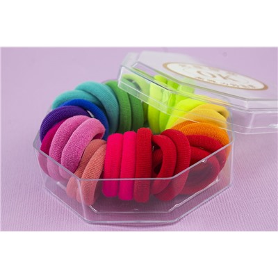 Набор детских резинок для волос Радуга Rainbow, 30 шт