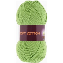Soft Cotton 1805 100% хлопок 50г/175м (Индия),  молод.зелень