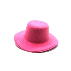 Шляпа круглая 5, 5см розовый 26675