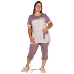 Домашняя пижама с бриджами 12151215