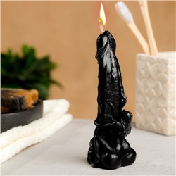 Фигурная свеча "Удержание" черная