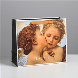 Пакет ламинированный горизонтальный Love, ML 27 × 23 × 11,5 см