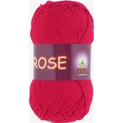 Rose 3917 100%хлопок двойн.мерсер-ции 50г/150м (Индия),  красный