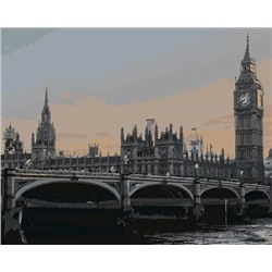Картина по номерам "Вечер в Лондоне" 50х40см