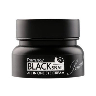 Крем для глаз с муцином черной улитки FarmStay Black Snail All In One Eye Cream, 50 мл