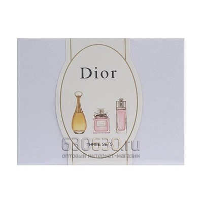 Женский Подарочный Набор Christian Dior 3 x 30 ml